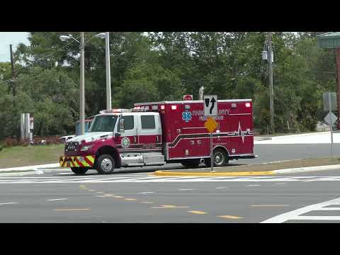 Pasco County Fire Rescue Rescue 3 Responding