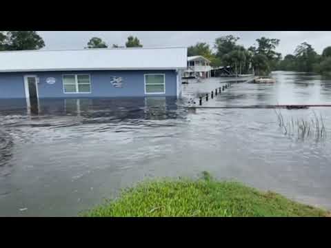 Video shows homes flooding In Hernando County, Florida during Hurricane Idalia