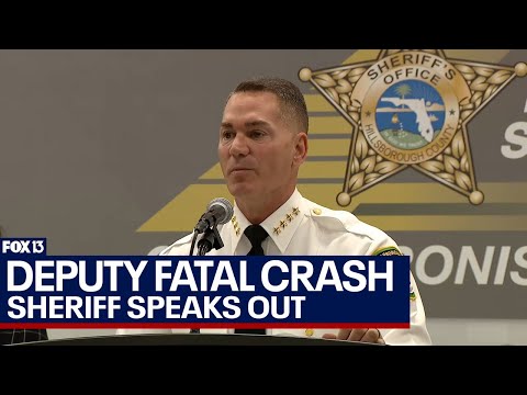 Hillsborough Sheriff Chad Chronister discusses loss of deputy in fatal crash