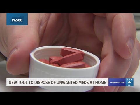 Unwanted meds? Pasco Co. first responders have new at-home disposal kits