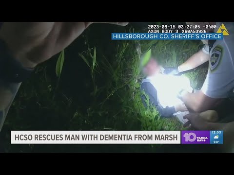 Elderly man rescued from marsh by Hillsborough County deputies