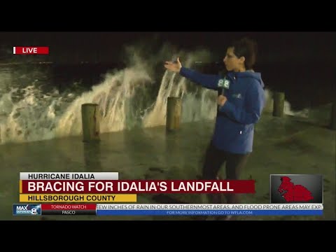 Mahsa Saeidi reports on conditions near the Courtney Campbell Causeway in Hillsborough County