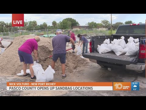 Pasco County opens sandbag locations ahead of severe weather