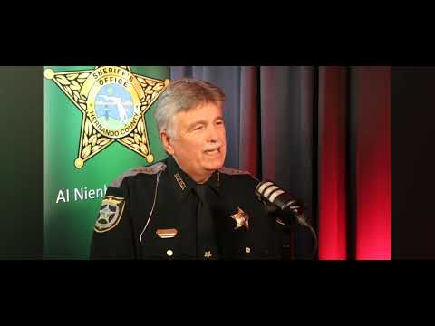 Hernando county sheriff&#39;s doing a live interview it was short interview