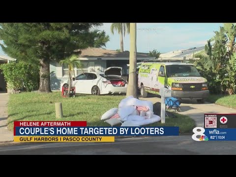 &#39;They were inside the house&#39;: Pasco County couple devastated by Helene, now worried about looters