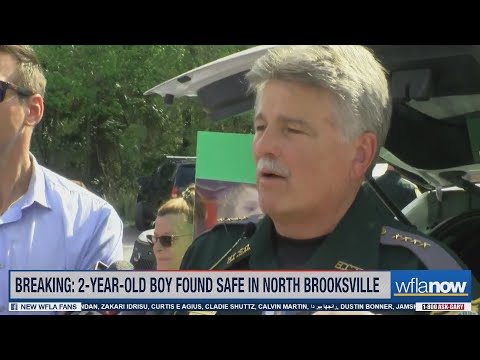 2-year-old found after massive search in Hernando County