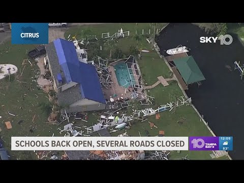 Citrus County schools reopen, several roads remain closed
