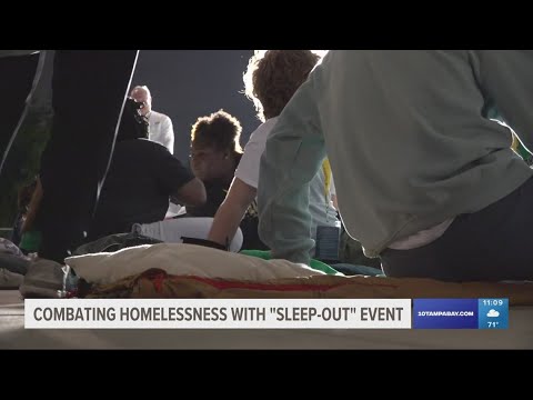 Hillsborough County teens bring awareness to youth homelessness with &#39;sleep-out&#39; event