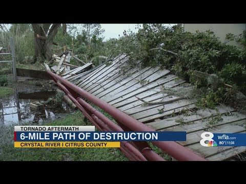 Citrus County community recovering from Idalia flooding now cleaning up after tornado
