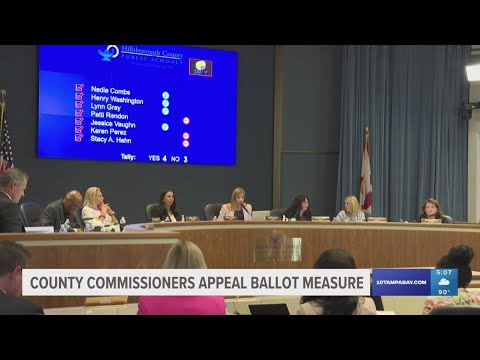 Hillsborough County commissioners appeal ballot measure