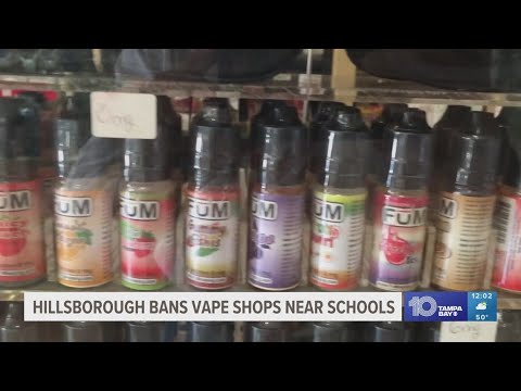 Hillsborough County bans vape shops within 500 feet of schools