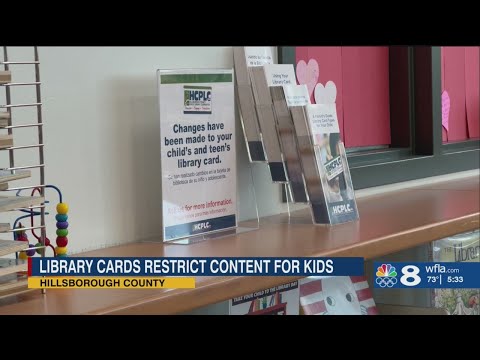 New library card system in Hillsborough County limits what books children can access