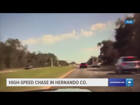 FHP: Drugs, alcohol found inside car following high-speed chase in Hernando County