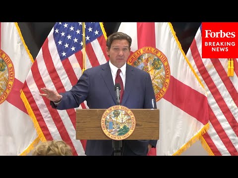 Gov. Ron DeSantis Announces New Infrastructure Funding In Citrus County, Florida