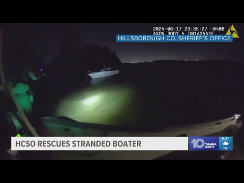 Hillsborough County deputies rescue stranded boater