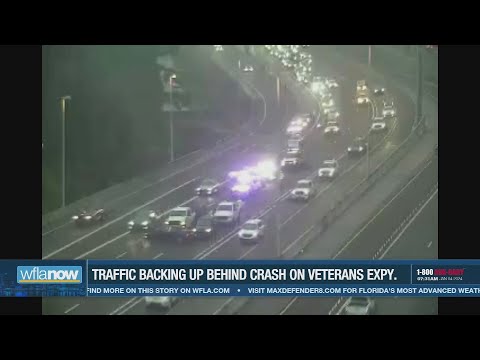 Crash causes delays on Veterans Expy. in Hillsborough County