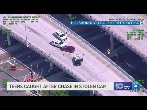 2 teens arrested after leading deputies on high-speed chase in Hillsborough County