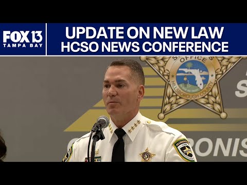 Live: Hillsborough officials discuss new Florida law