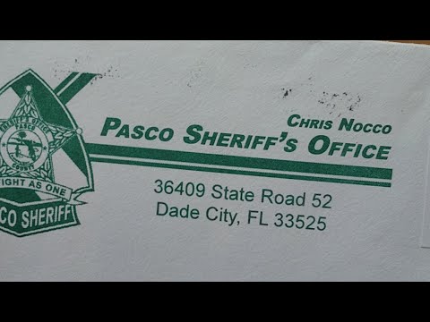 Pasco County Sheriff Sends Me &quot;Amended&quot; Trespass Through the Mail