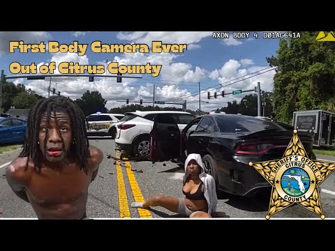 First Ever Body Camera Out Of Citrus County - Fleeing, Crash, and 3 Arrest #police #citruscounty
