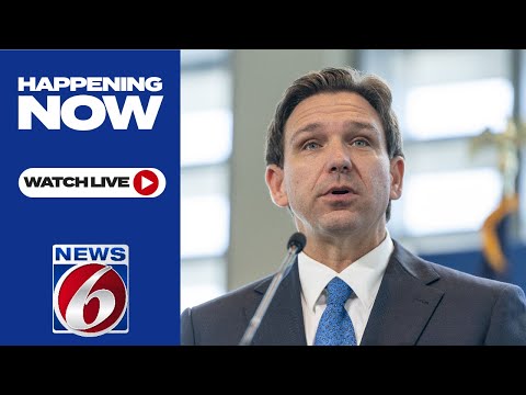 WATCH LIVE: Gov. DeSantis holds news conference in Citrus County